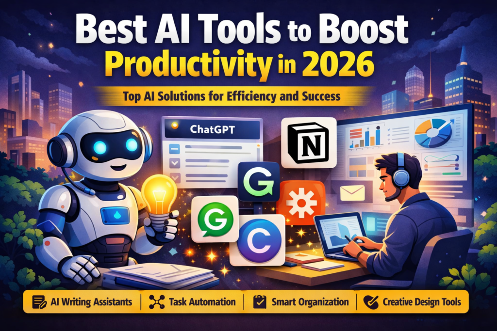 Best AI tools to boost productivity in 2026