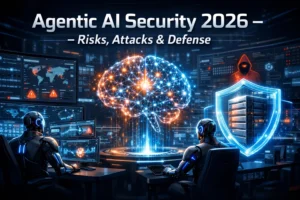 agentic ai security 2026 cybersecurity risks attacks and protection strategies illustration